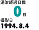 湯治経過日数0日